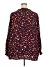 BLOOMCHIC Burgundy Long Sleeve Blouse Size 26 - photo 2