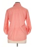 PaperWhite Orange 3/4 Sleeve Silk Top Size 14 - photo 2