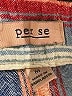 Per Se Stripes Blue Linen Pants Size M - photo 7