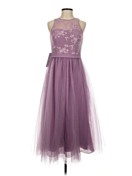 strapless open back dress Sweetheart Tulle Light Purple Homecoming Dresses Short Prom Dresses US12 / As Picture