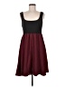Unbranded Color Block Burgundy Casual Dress Size M (estimated) - photo 1