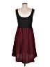 Unbranded Color Block Burgundy Casual Dress Size M (estimated) - photo 2