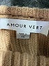 Amour Vert 100% Wool Tan Wool Pullover Sweater Size XS - photo 6
