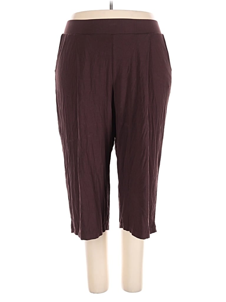 Pre-owned Universal Standard Casual Pants In Burgundy