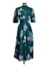 Sofia Jeans by Sofia Vergara Teal Cocktail Dress Size 0 - photo 2