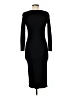 Zara Solid Black Casual Dress Size M - photo 2