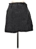 Unbranded 100% Cotton Gray Black Denim Skirt Size M (estimated) - photo 2