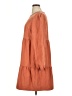 Shein 100% Polyester Solid Orange Casual Dress Size XL - photo 5