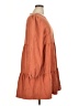 Shein 100% Polyester Solid Orange Casual Dress Size XL - photo 4