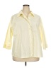 Assorted Brands 100% Cotton Yellow 3/4 Sleeve Button-Down Shirt Size 3X - photo 1