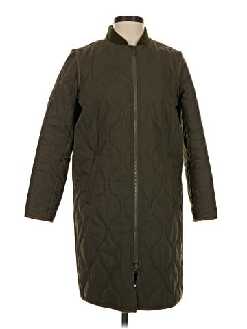 Madewell Quilted Military Coat (view 1)