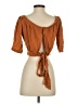 Essue Brown 3/4 Sleeve Blouse Size S - photo 2