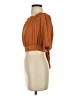 Essue Brown 3/4 Sleeve Blouse Size S - photo 5