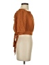 Essue Brown 3/4 Sleeve Blouse Size S - photo 4