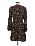 Unbranded 100% Polyester Floral Black Casual Dress Size M - photo 2