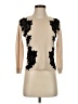 Diane von Furstenberg Floral Tan Wool Pullover Sweater Size P (petite) - photo 1