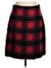 Talbots Plaid Red Wool Skirt Size 2 - photo 1