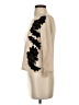 Diane von Furstenberg Floral Tan Wool Pullover Sweater Size P (petite) - photo 5