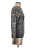 Equipment Animal Print Gray Pullover Sweater Size S - photo 4