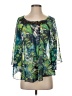 Unbranded Green 3/4 Sleeve Blouse Size S - photo 1