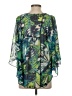 Unbranded Green 3/4 Sleeve Blouse Size S - photo 2