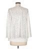 Alfani 100% Polyester Silver Cardigan Size M - photo 2