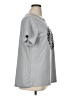 ChicMe Hearts Gray Short Sleeve Top Size 1X - photo 4