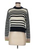 Topshop Stripes Blue Turtleneck Sweater Size 8 - photo 1