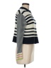 Topshop Stripes Blue Turtleneck Sweater Size 8 - photo 4