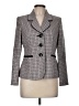 Le Suit 100% Polyester Houndstooth Gray Blazer Size 6 Petite - photo 1