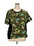Cherokee Green Short Sleeve Top Size 4X - photo 1