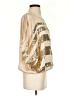 Bebe 100% Polyester Gold 3/4 Sleeve Blouse Size S - photo 4