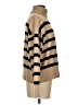 LILYSILK 100% Merino Wool Stripes Tan Wool Pullover Sweater Size S - photo 4