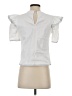 Saylor White Short Sleeve Top Size S - photo 2