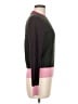 Kenzo Color Block Pink Green Pullover Sweater Size S - photo 4