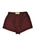 Few Moda 100% Polyester Chevron-herringbone Burgundy Shorts Size 2 - photo 1