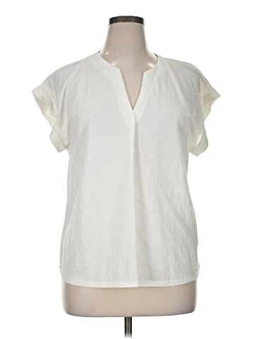 Bobeau Short Sleeve Blouse (view 1)