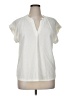 Bobeau Ivory Short Sleeve Blouse Size XL - photo 1