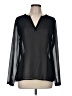 Ann Taylor Black Long Sleeve Blouse Size M - photo 1