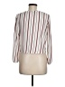 Ambiance 100% Polyester Stripes Ivory 3/4 Sleeve Blouse Size M - photo 2
