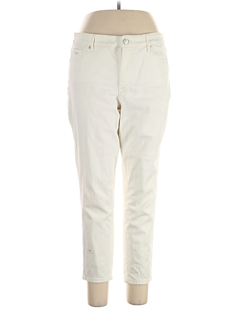 Pre-owned Nine West Jeans In Ivory
