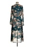WAYF 100% Polyester Floral Teal Casual Dress Size S - photo 2