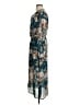 WAYF 100% Polyester Floral Teal Casual Dress Size S - photo 5