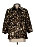 Kardashian Kollection Animal Print Gold Coat Size L - photo 1