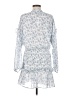 Aqua 100% Polyester Blue Casual Dress Size M - photo 2