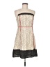 Unbranded Polka Dots Ivory Cocktail Dress Size M (estimated) - photo 1