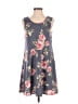BCX Floral Gray Casual Dress Size M - photo 1