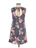 BCX Floral Gray Casual Dress Size M - photo 2