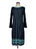 Kim Rogers Print Teal Casual Dress Size S - photo 1