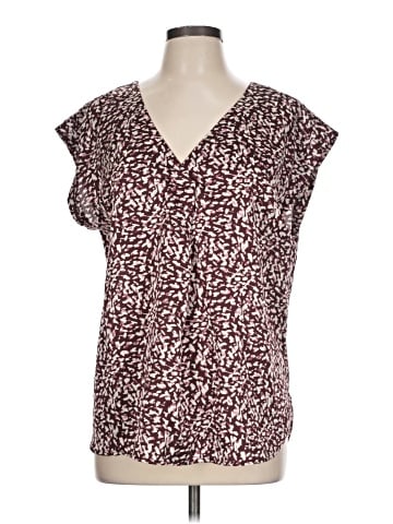 Ann Taylor LOFT Outlet Short Sleeve Blouse (view 1)